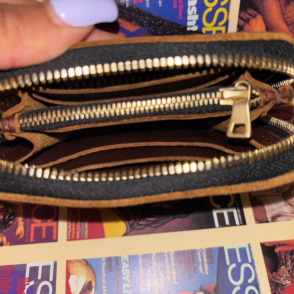 Source Unknown Brown Leather Wallet - image 5